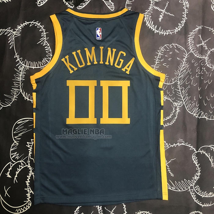 Maglia
 Jonathan Kuminga NO 00 Golden State Warriors Citta
 2018-19 Blu
